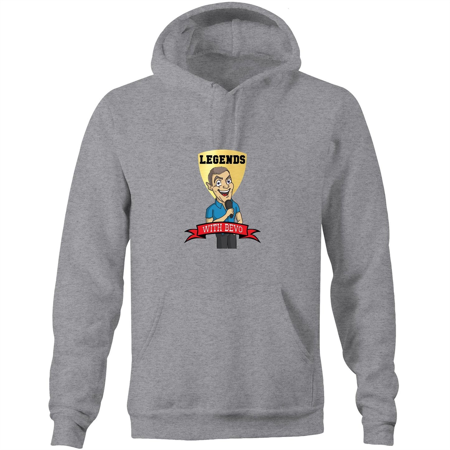 Legends with Bevo Logo - AS Colour Stencil - Pocket Hoodie Sweatshirt