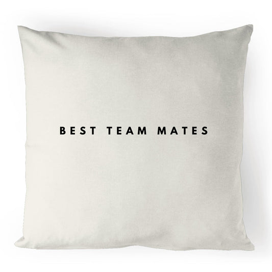 Best Team Mates Fonty - 100% Linen Cushion Cover