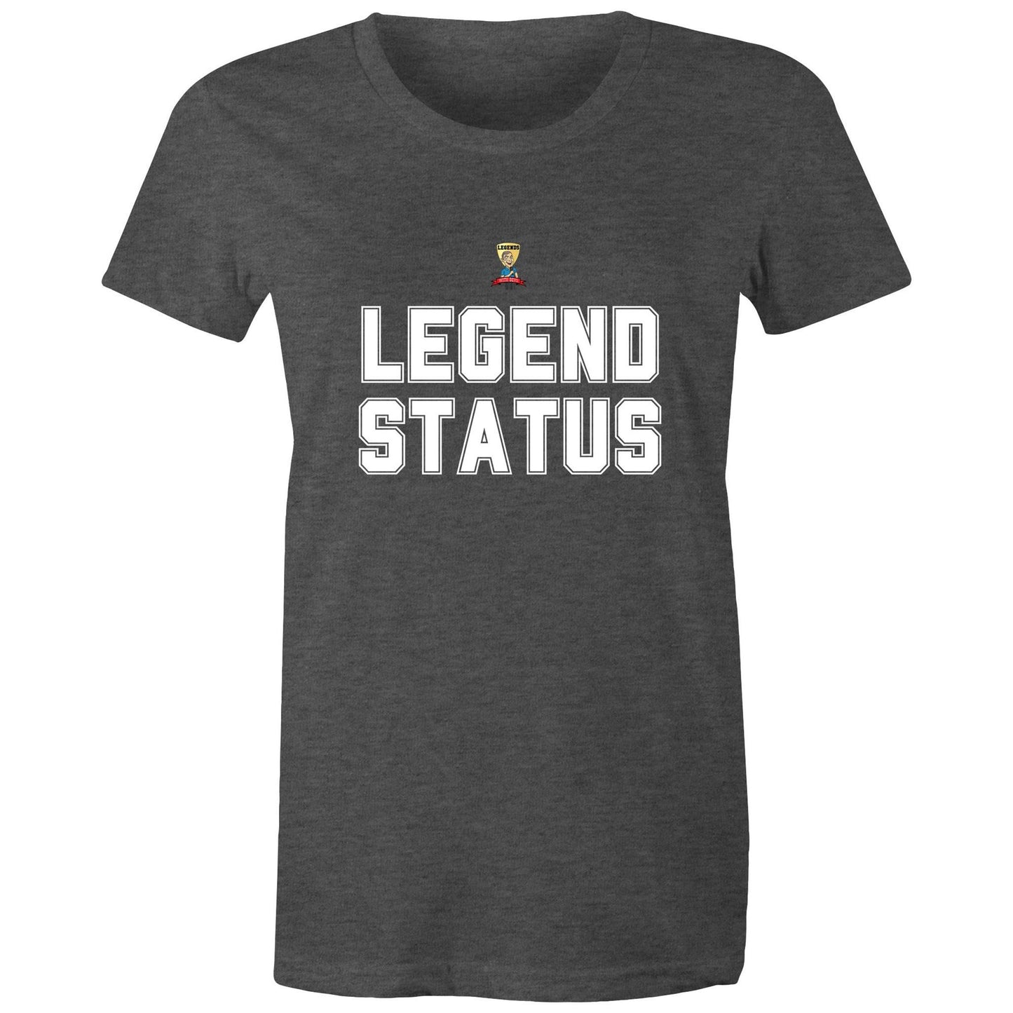 "LEGEND STATUS" Legends With Bevo - AS Colour - Women's Maple Tee