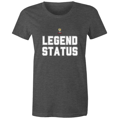 "LEGEND STATUS" Legends With Bevo - AS Colour - Women's Maple Tee