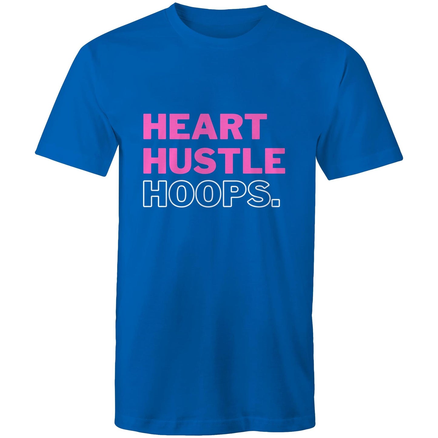Heart Hustle Hoops (Pink) - AS Colour Staple - Mens T-Shirt