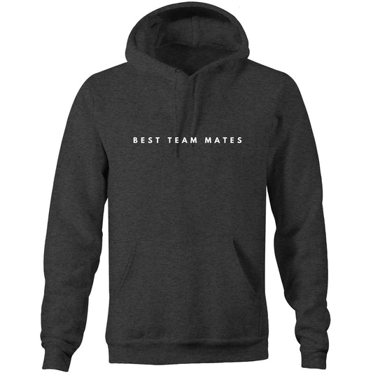 Best Team Mates Fonty - AS Colour Stencil - Pocket Hoodie Sweatshirt