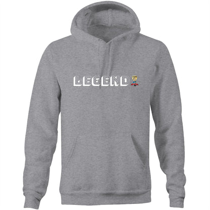 "Legend" Legends with Bevo - AS Colour Stencil - Pocket Hoodie Sweatshirt