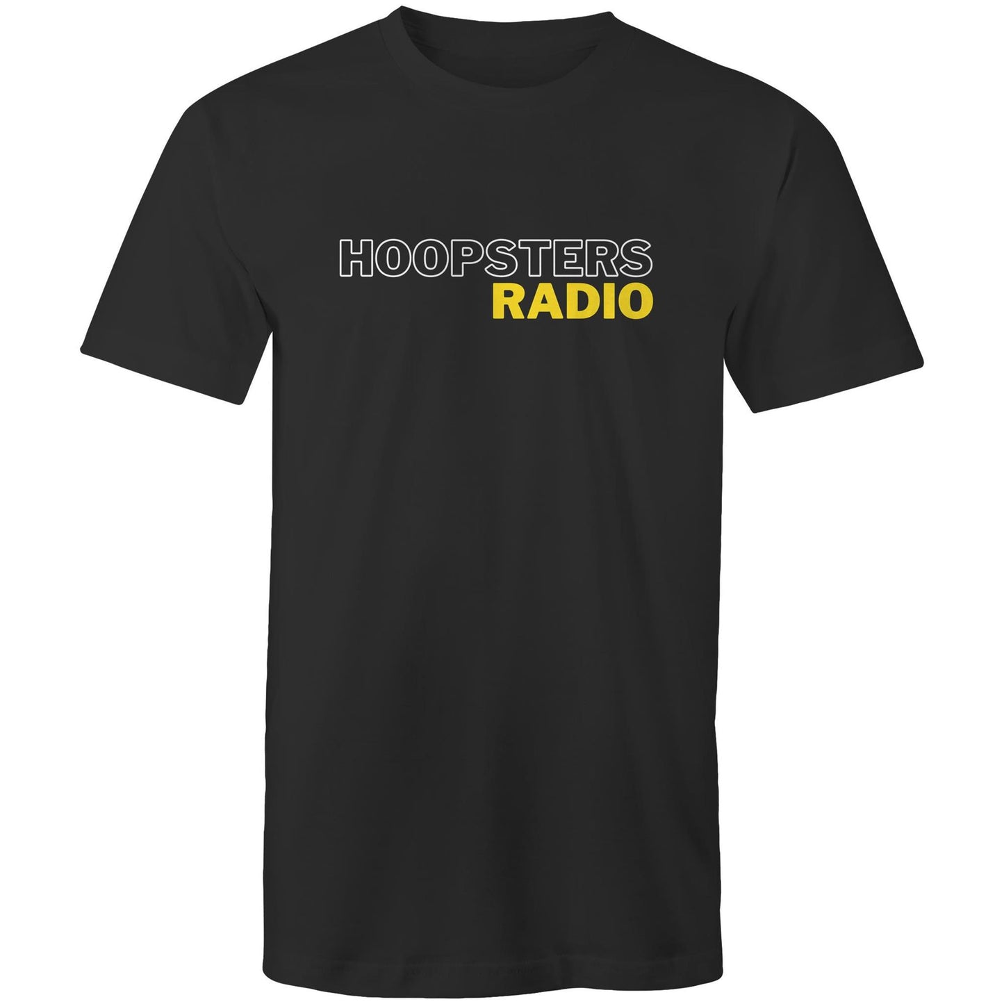 Hoopsters Radio (Yellow) AS Colour Staple - Mens T-Shirt