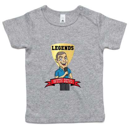 "Legends with Bevo" logo - AS Colour - Infant Wee Tee