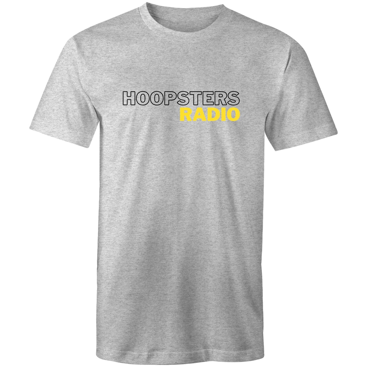 Hoopsters Radio (Yellow) AS Colour Staple - Mens T-Shirt