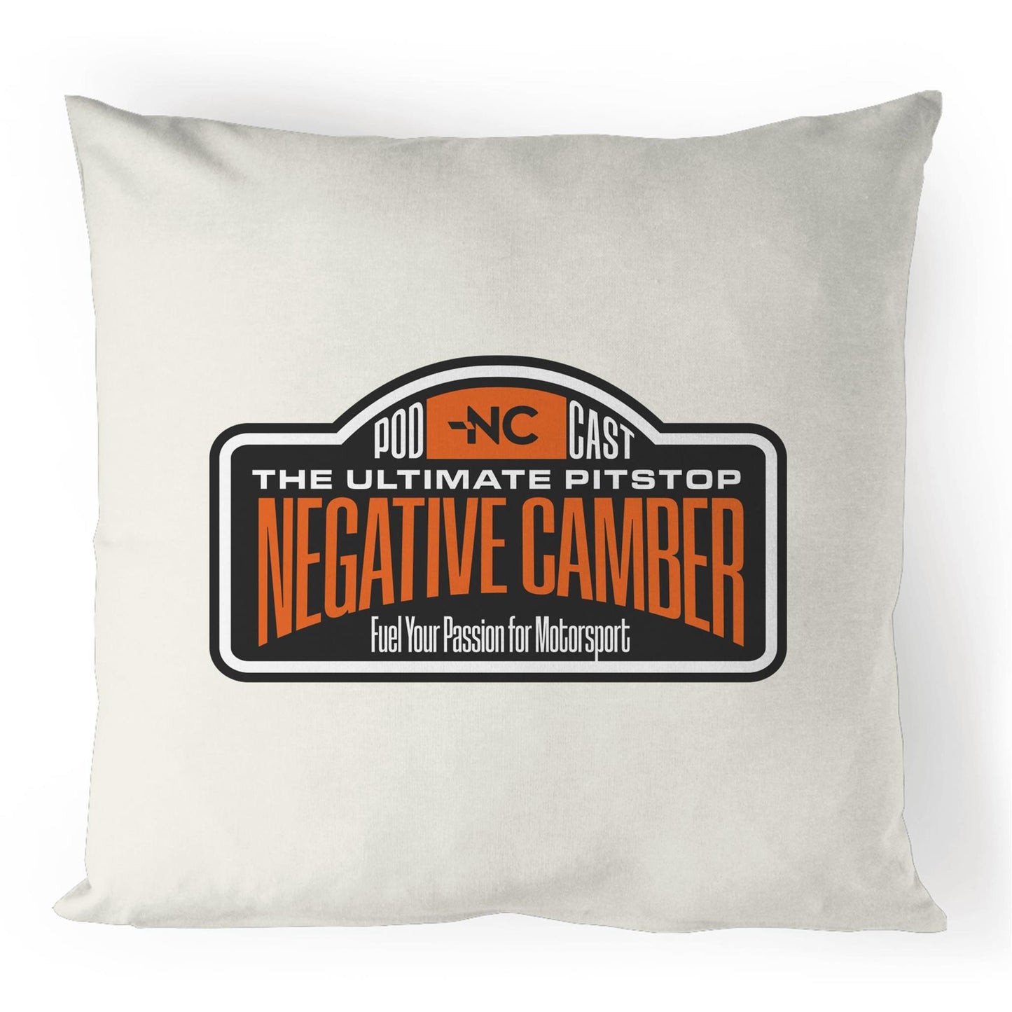 Negative Camber - 100% Linen Cushion Cover