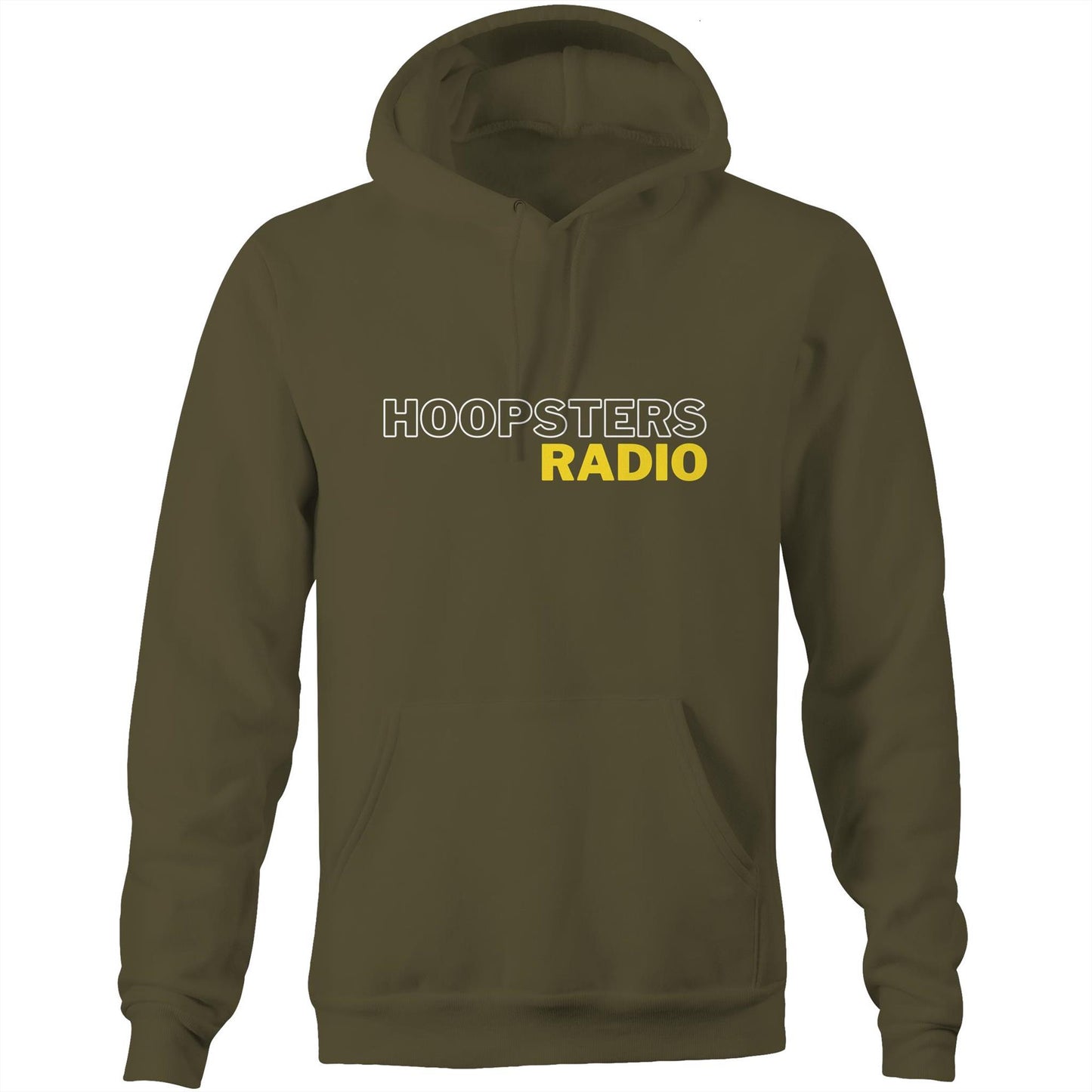 Hoopsters Radio - AS Colour Stencil - Pocket Hoodie Sweatshirt