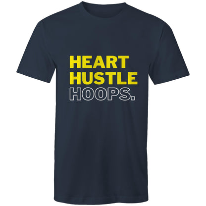 Heart Hustle Hoops (Yellow) - AS Colour Staple - Mens T-Shirt