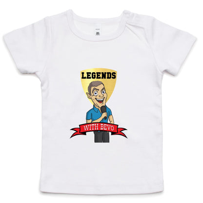 "Legends with Bevo" logo - AS Colour - Infant Wee Tee