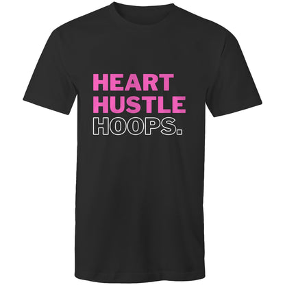 Heart Hustle Hoops (Pink) - AS Colour Staple - Mens T-Shirt
