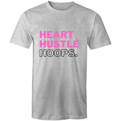 Heart Hustle Hoops (Pink) - AS Colour Staple - Mens T-Shirt