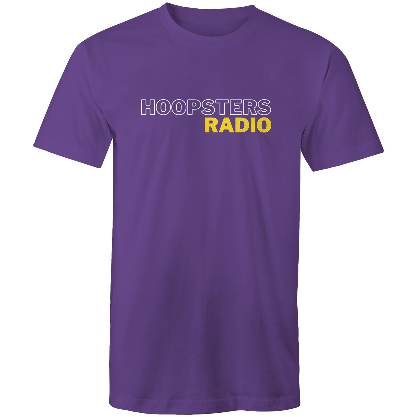 Hoopsters Radio (Yellow) AS Colour Staple - Mens T-Shirt