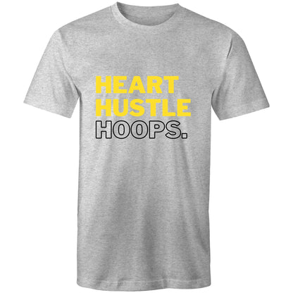 Heart Hustle Hoops (Yellow) - AS Colour Staple - Mens T-Shirt