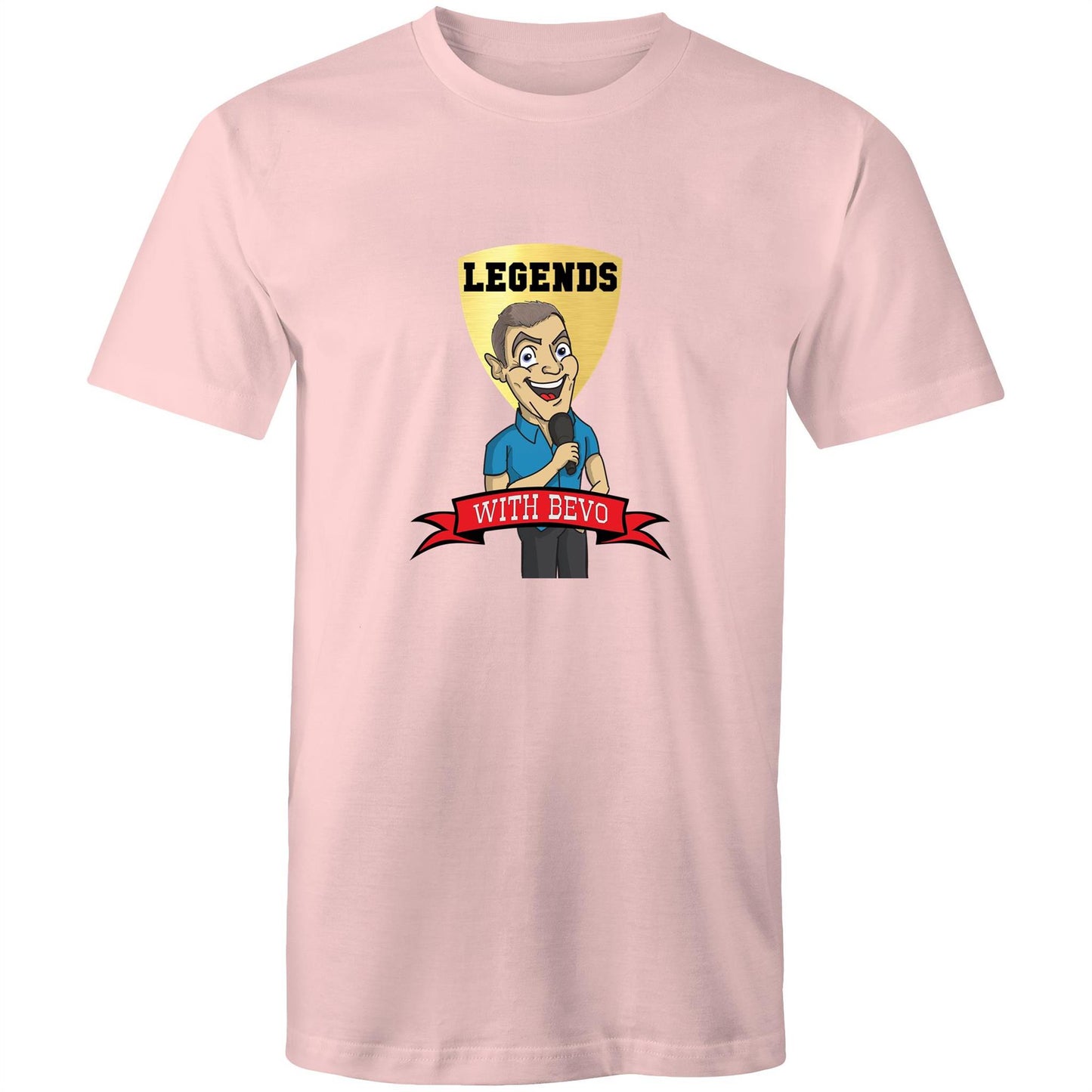 Legends With Bevo (Logo Main) AS Colour Staple - Mens T-Shirt