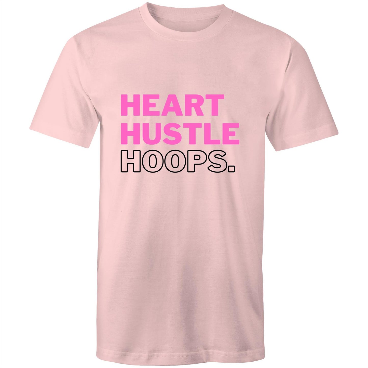 Heart Hustle Hoops (Pink) - AS Colour Staple - Mens T-Shirt