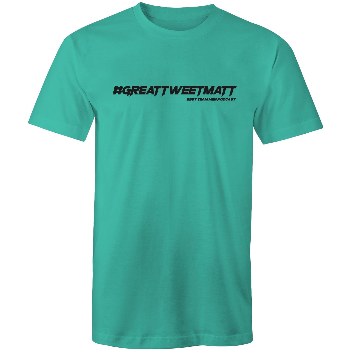 'Great Tweet Matt' Best Team Men (Black font) AS Colour Staple - Mens T-Shirt