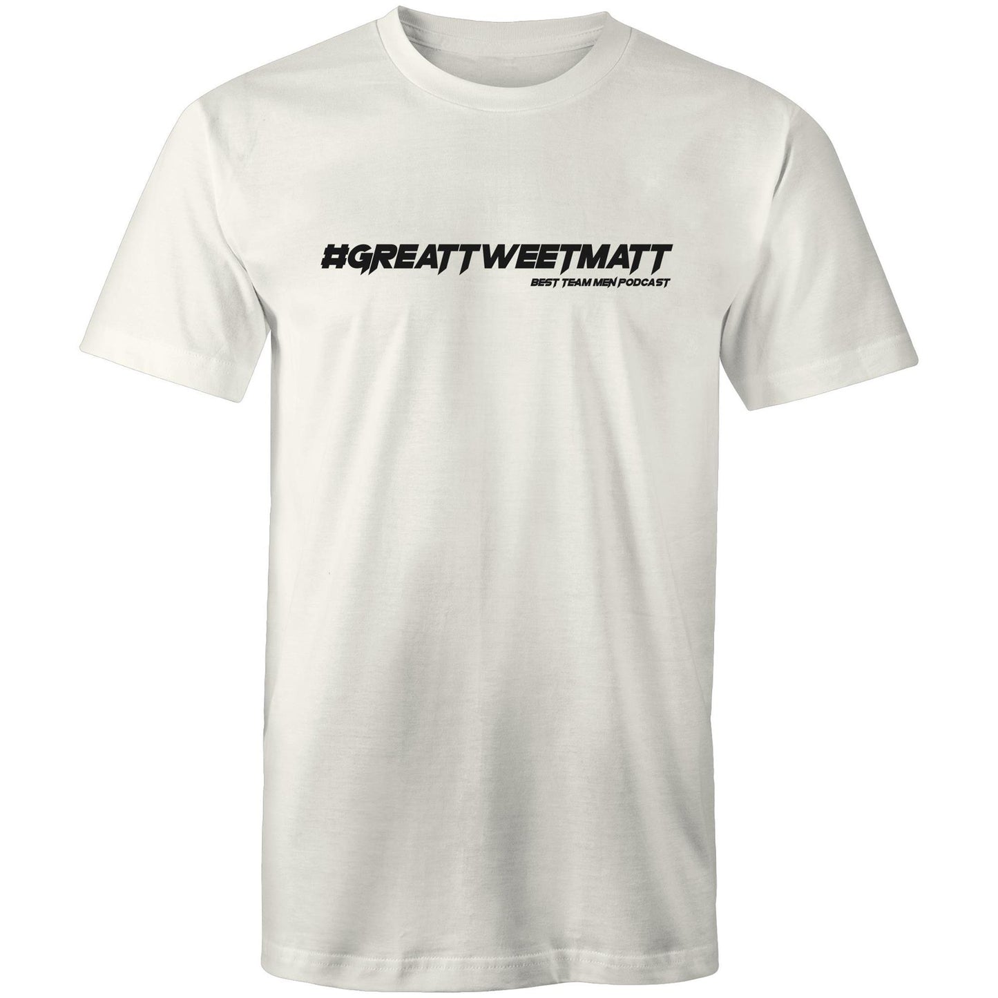 'Great Tweet Matt' Best Team Men (Black font) AS Colour Staple - Mens T-Shirt
