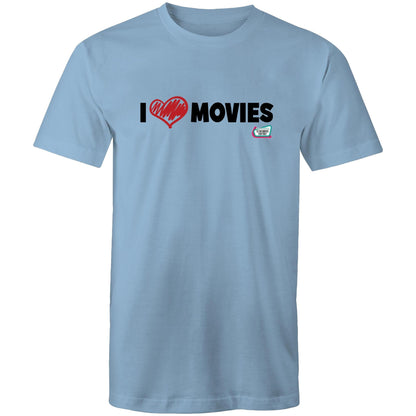 'I Love Movies' - Is This Movie For You? (black font) - AS Colour Staple - Mens T-Shirt