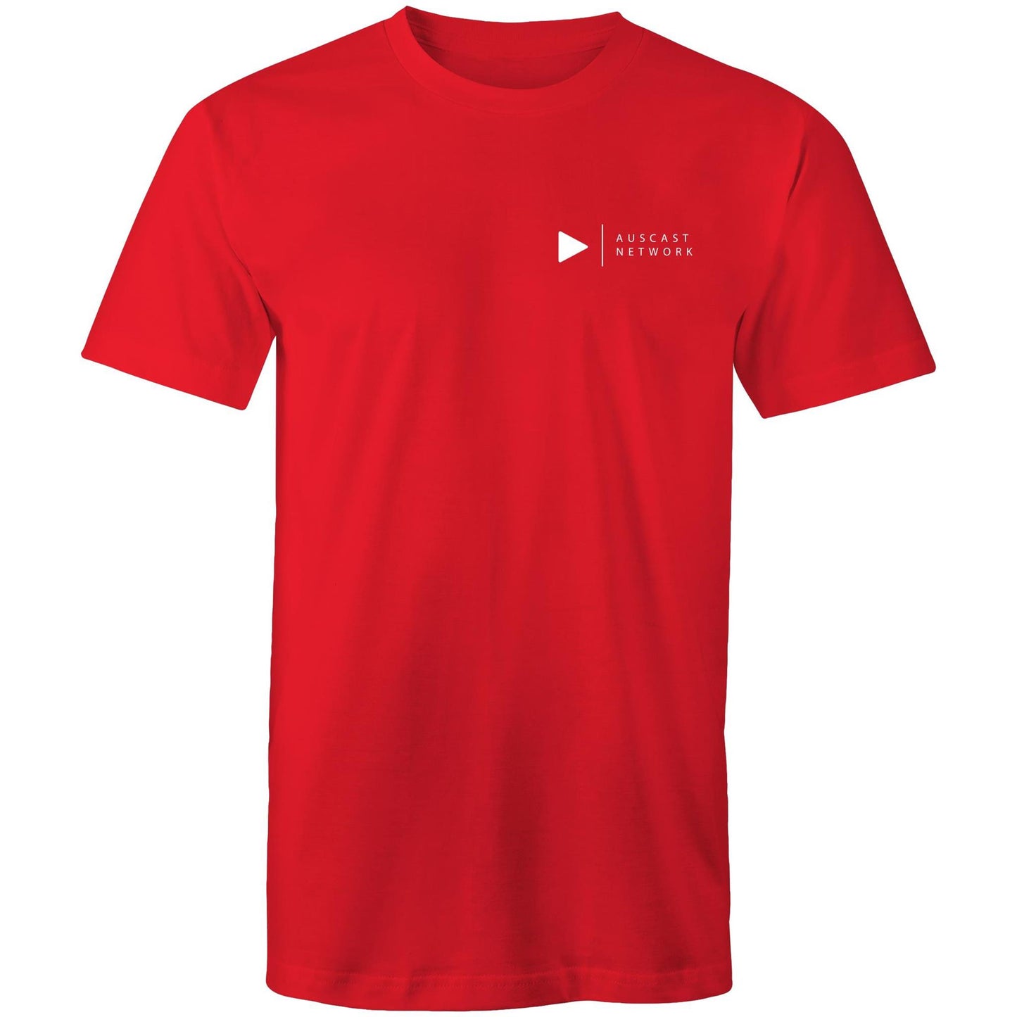 Auscast Network (white pocket logo) - AS Colour Staple - Mens T-Shirt