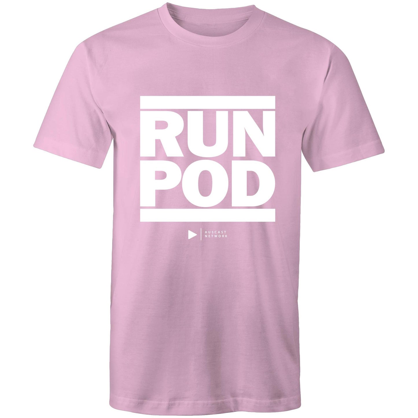 RUN POD (All White) AS Colour Staple - Mens T-Shirt