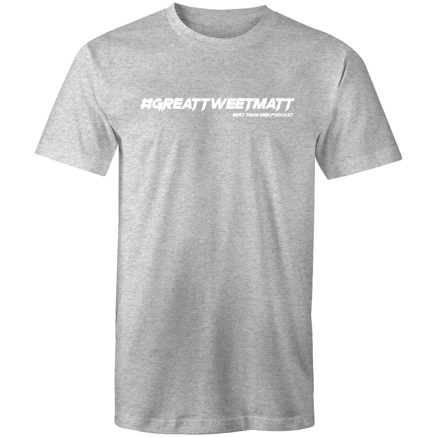 'Great Tweet Matt' Best Team Men (White font) AS Colour Staple - Mens T-Shirt