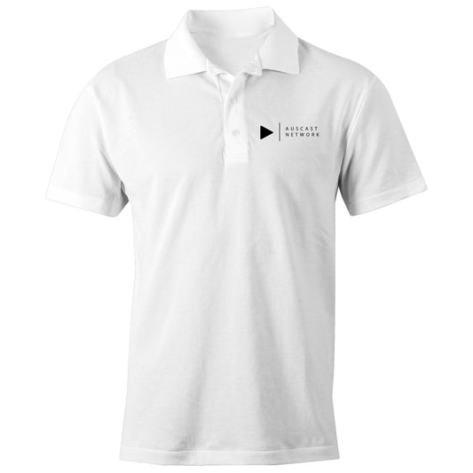 Auscast Network (black logo) - AS Colour Chad - S/S Polo Shirt