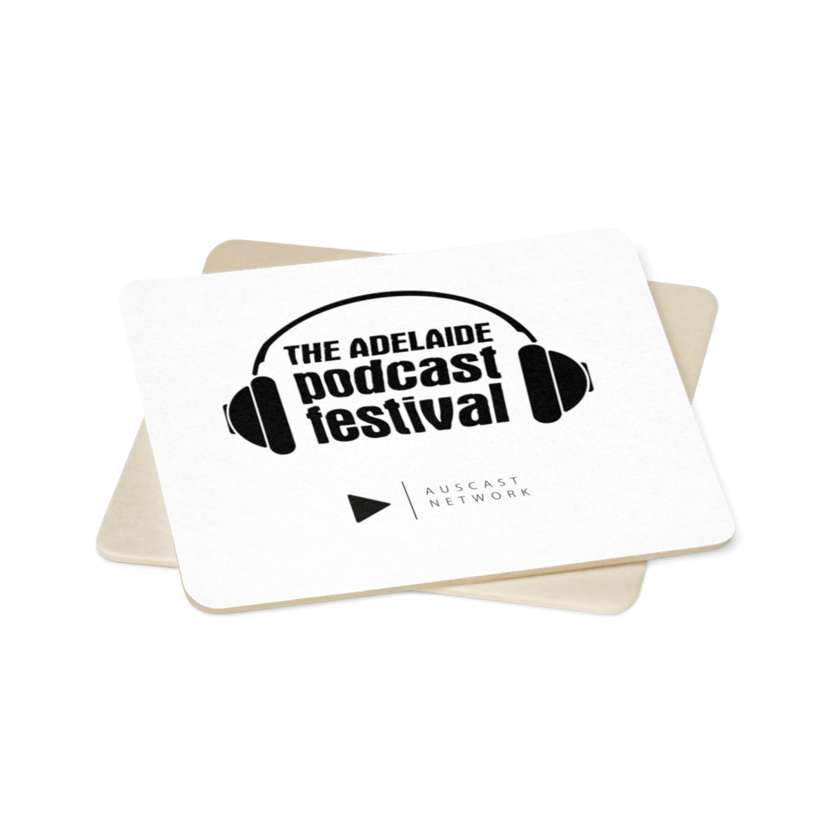 Adelaide Podcast Festival Square Paper Coaster Set - 6pcs