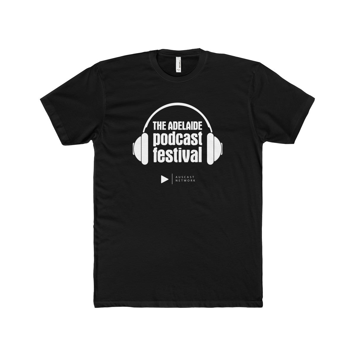Adelaide Podcast Festival Men's Cotton Crew Tee
