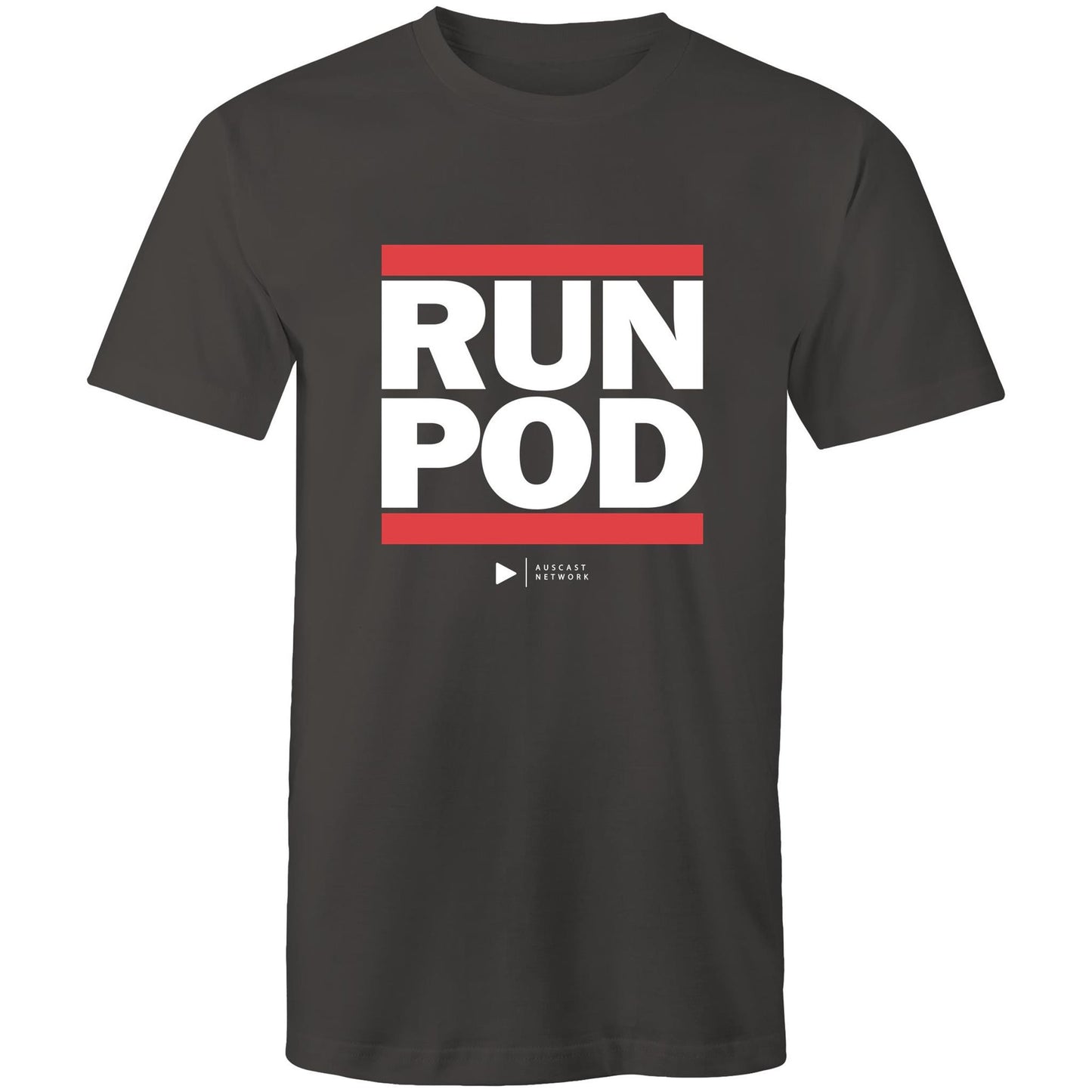 RUN POD (White font) AS Colour Staple - Mens T-Shirt
