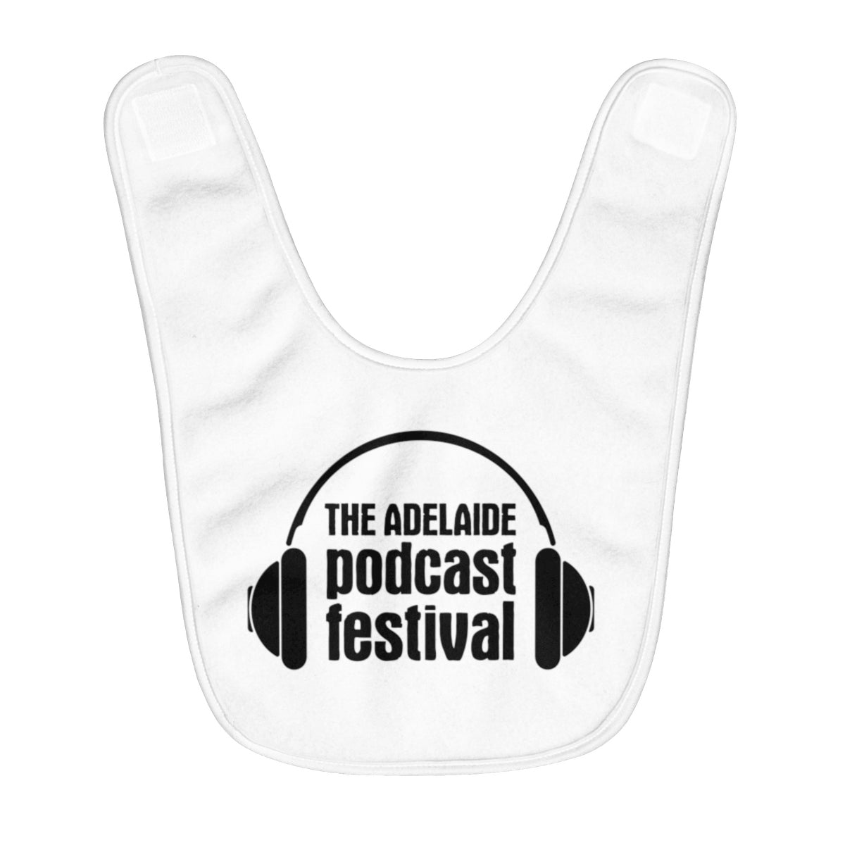 Adelaide Podcast Festival Fleece Baby Bib