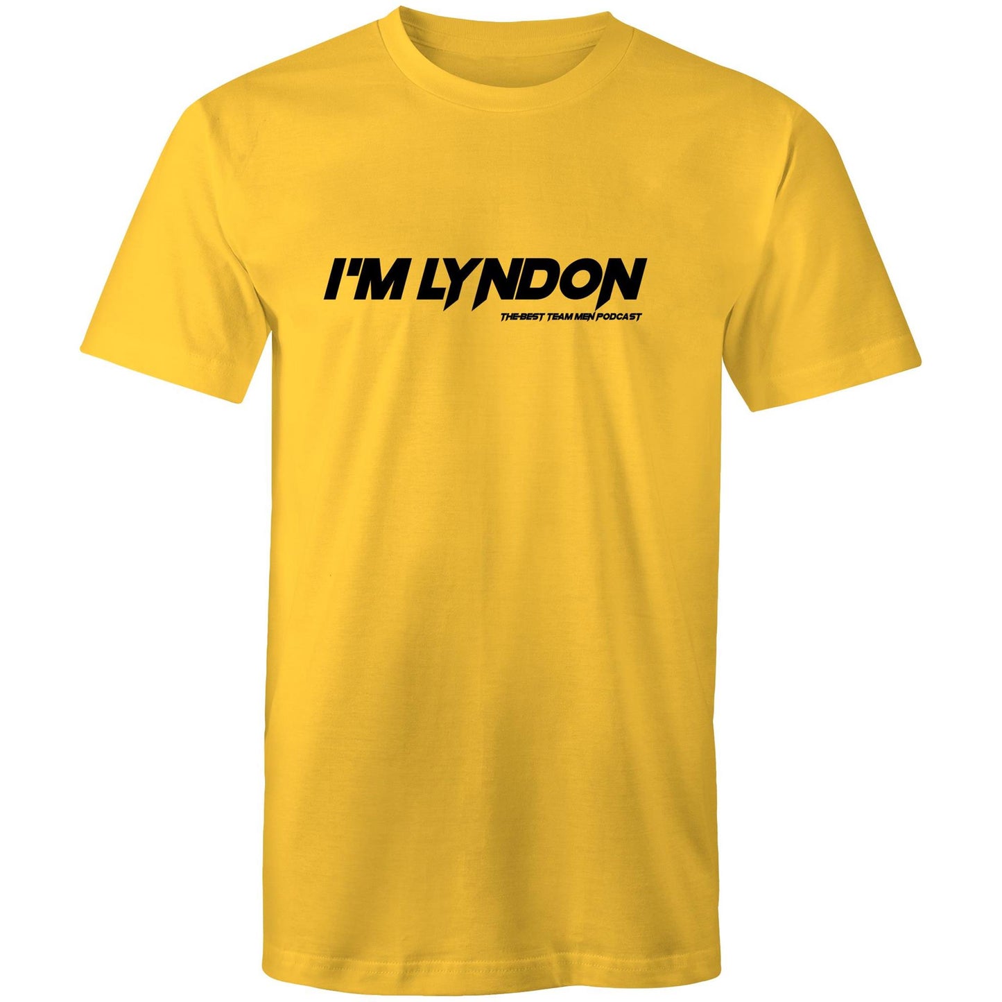 'I'm Lyndon' (Black Font) AS Colour Staple - Mens T-Shirt