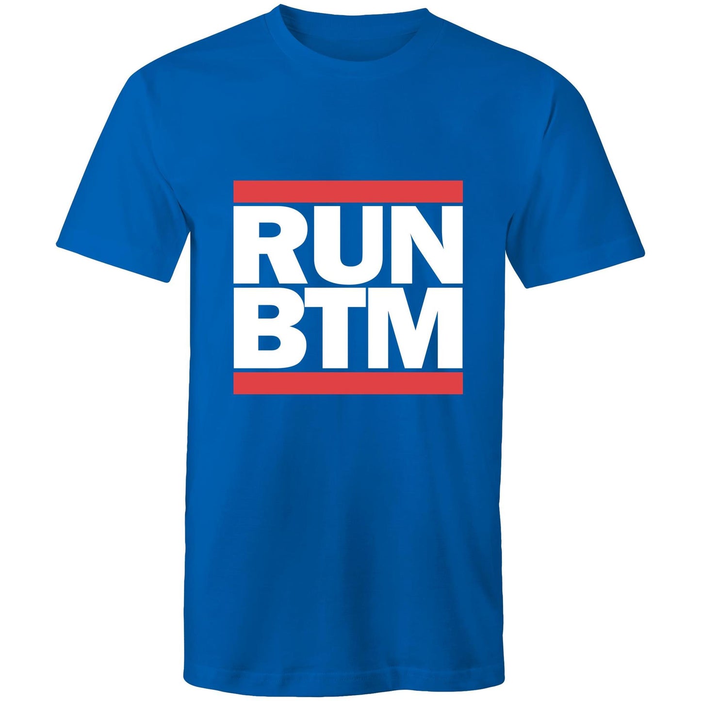 RUN BTM (White Font) - AS Colour Staple - Mens T-Shirt