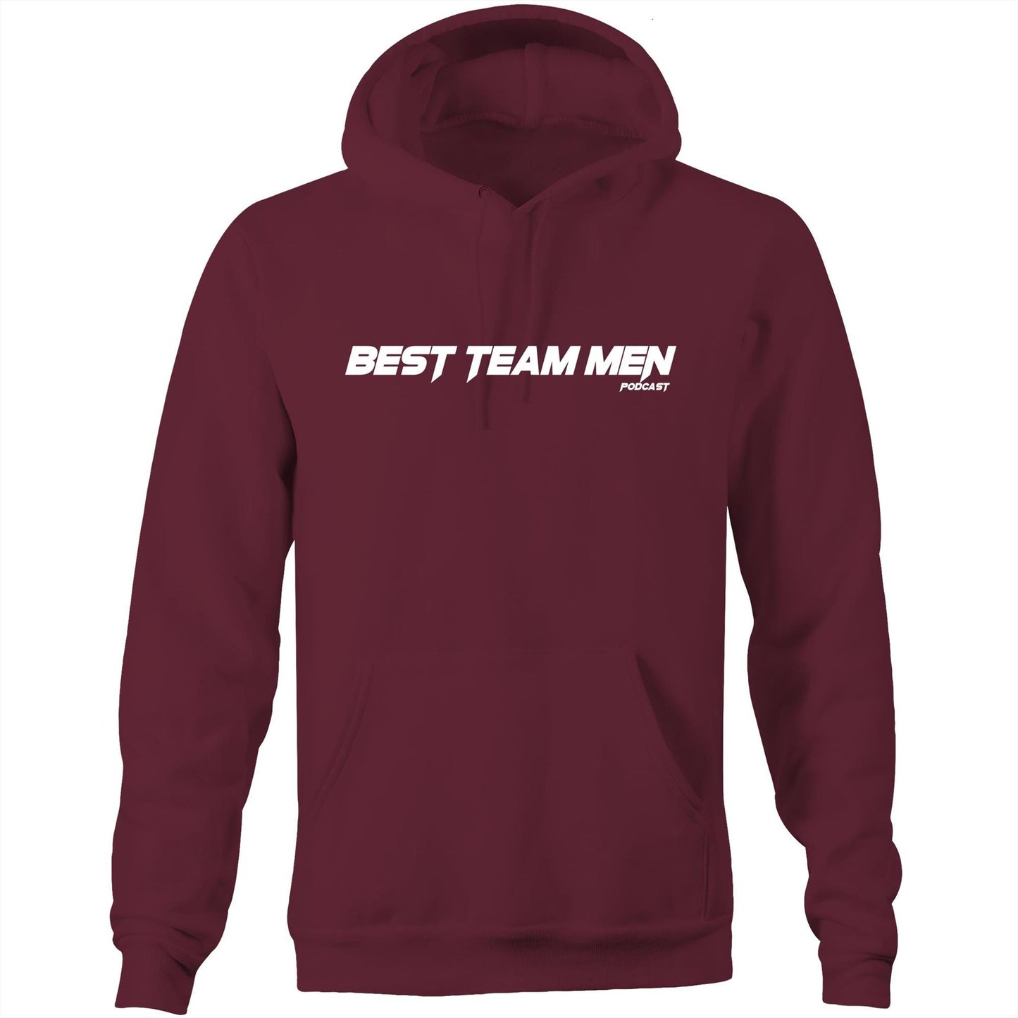 Best Team Mates (White font) - AS Colour Stencil - Pocket Hoodie Sweatshirt