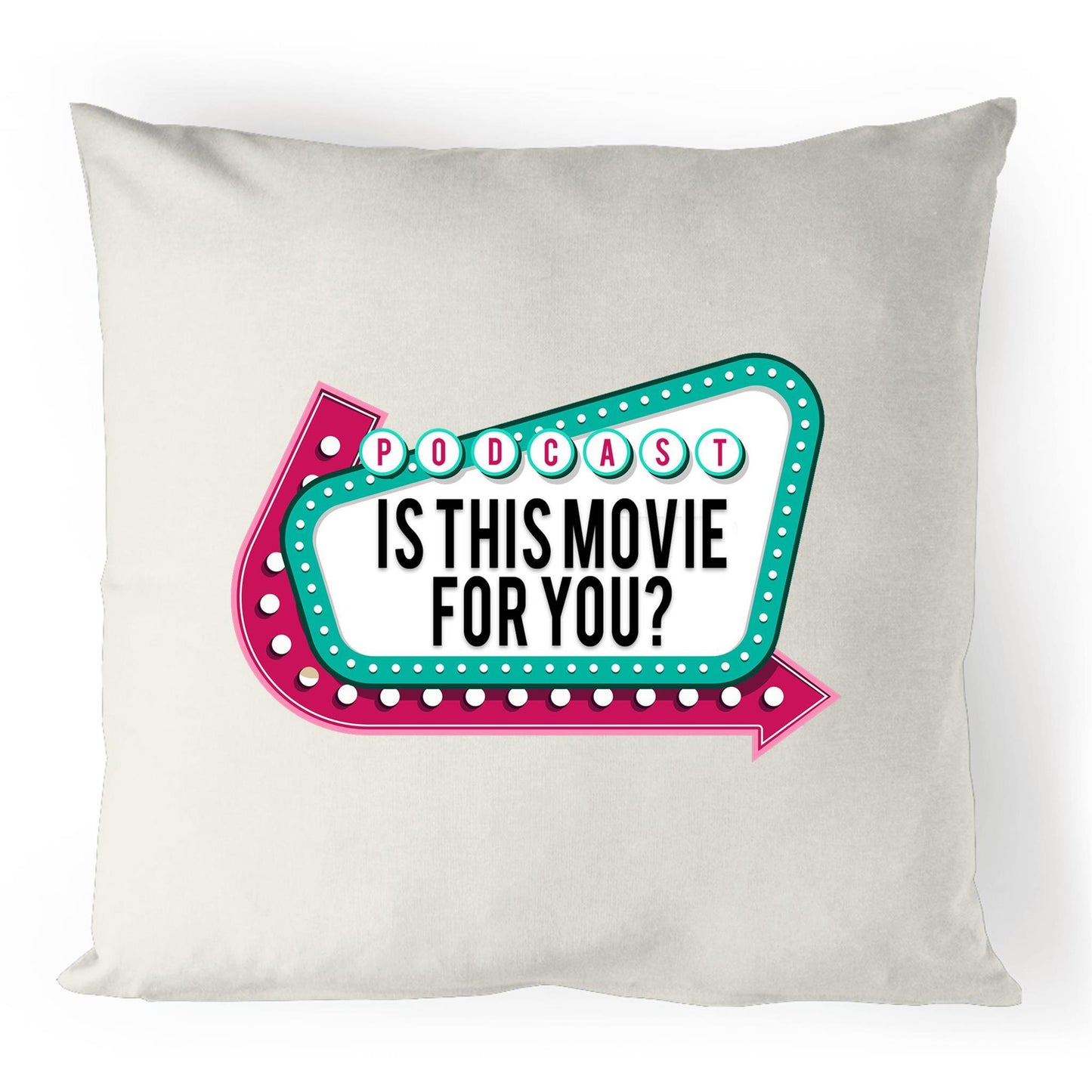 Is This Movie For You? - 100% Linen Cushion Cover