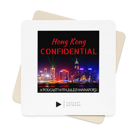 Hong Kong Confidential Square Paper Coaster Set - 6pcs