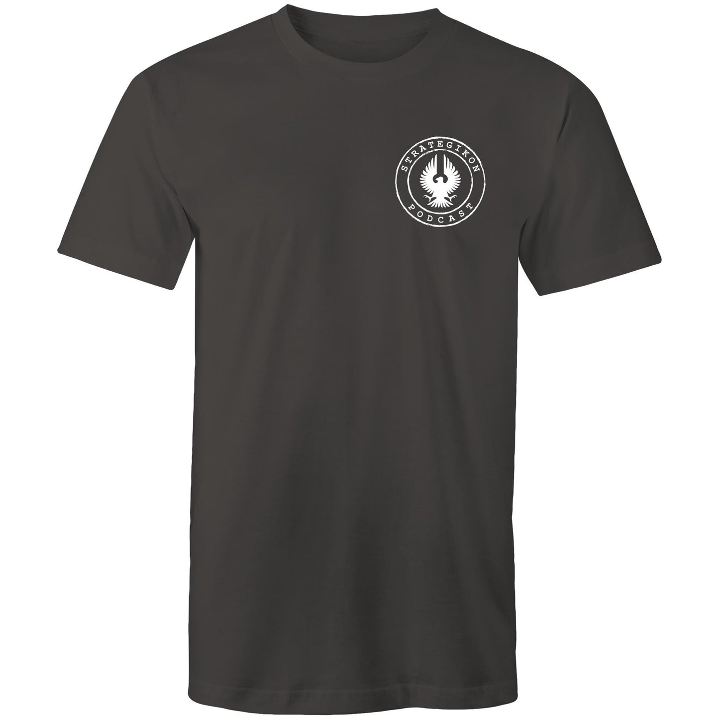 Strategikon pocket logo (white) AS Colour Staple - Mens T-Shirt