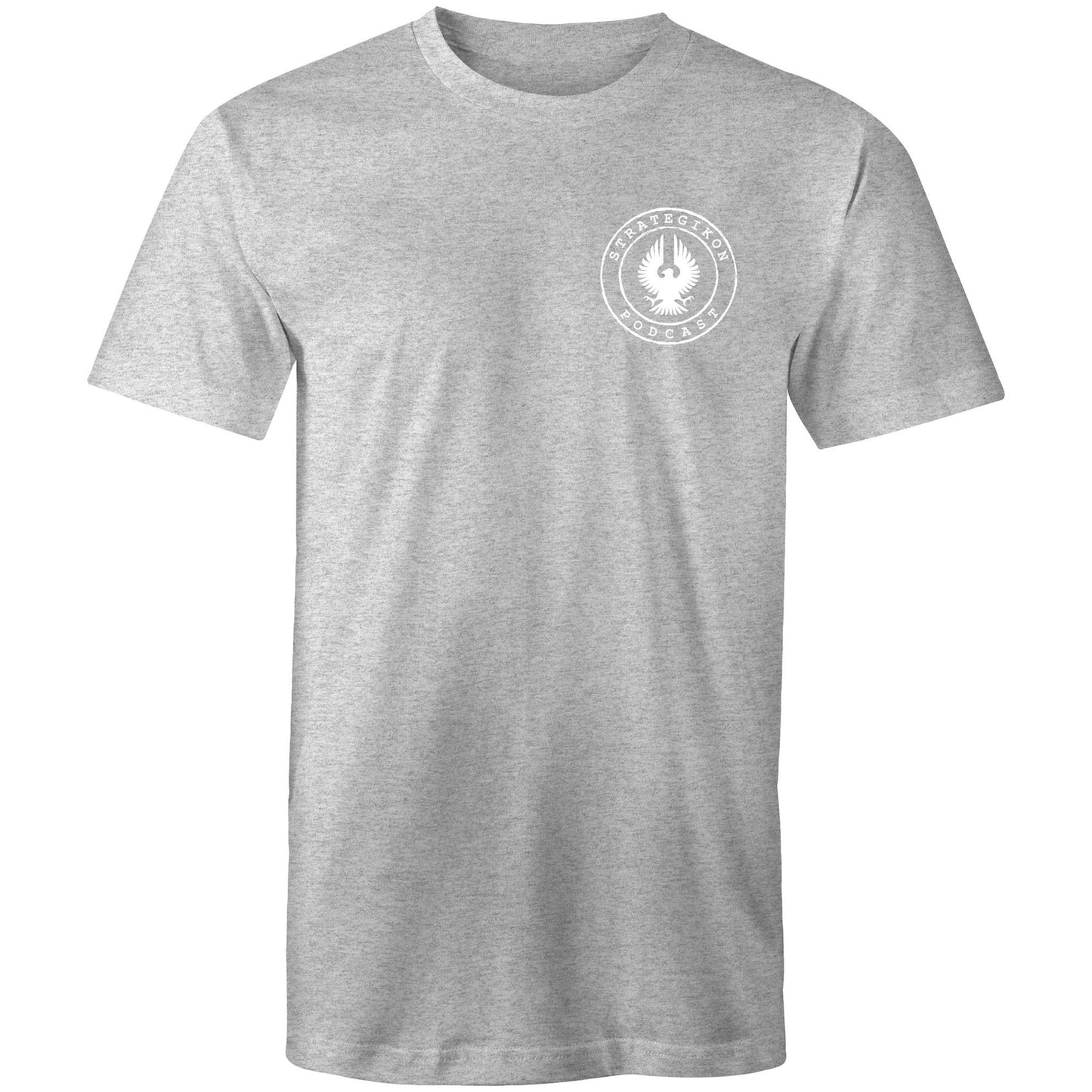 Strategikon pocket logo (white) AS Colour Staple - Mens T-Shirt