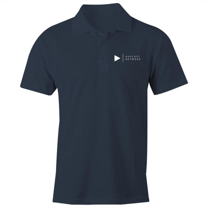 Auscast Network (white logo) - AS Colour Chad - S/S Polo Shirt
