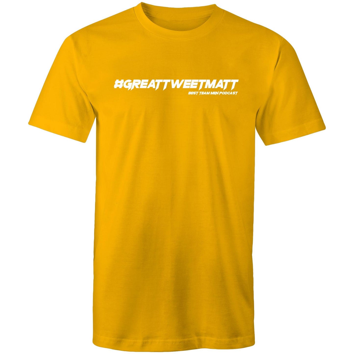 'Great Tweet Matt' Best Team Men (White font) AS Colour Staple - Mens T-Shirt