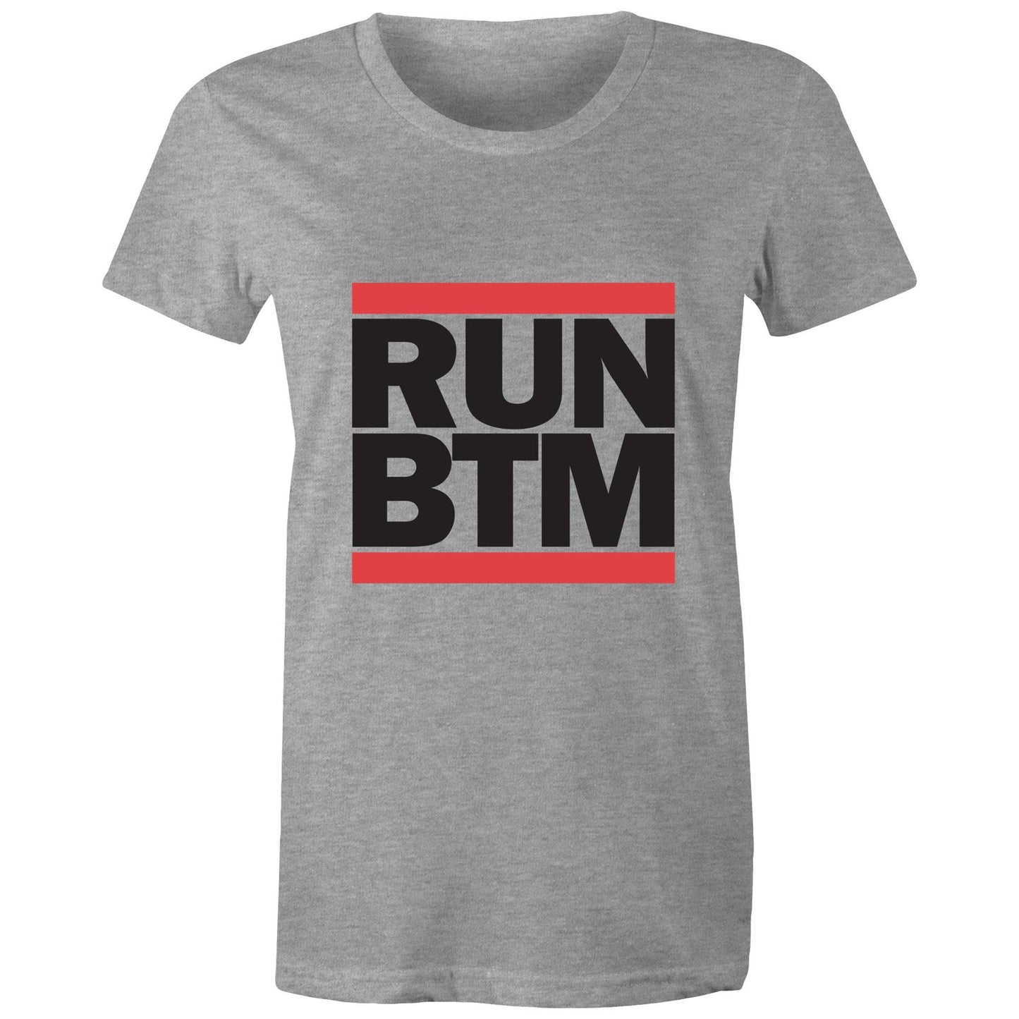 RUN BTM (Black font) - Sportage Surf - Womens T-shirt