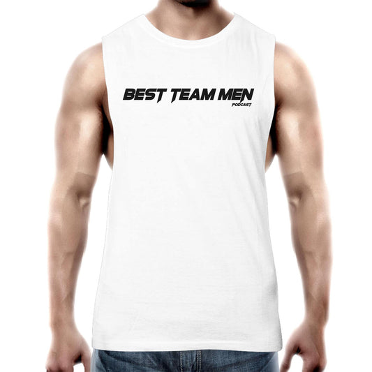 Best Team Mates (Black Font) - AS Colour Barnard - Mens Tank Top Tee