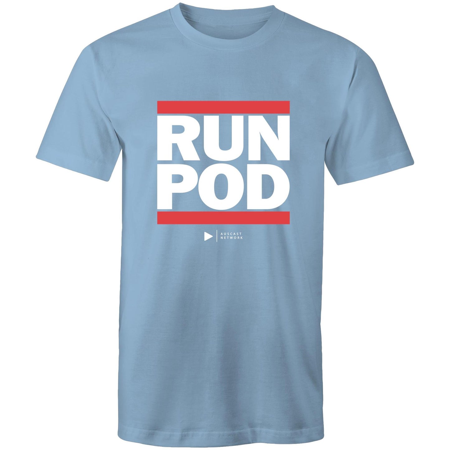 RUN POD (White font) AS Colour Staple - Mens T-Shirt