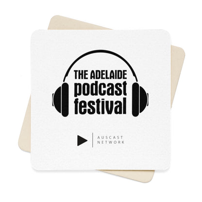 Adelaide Podcast Festival Square Paper Coaster Set - 6pcs